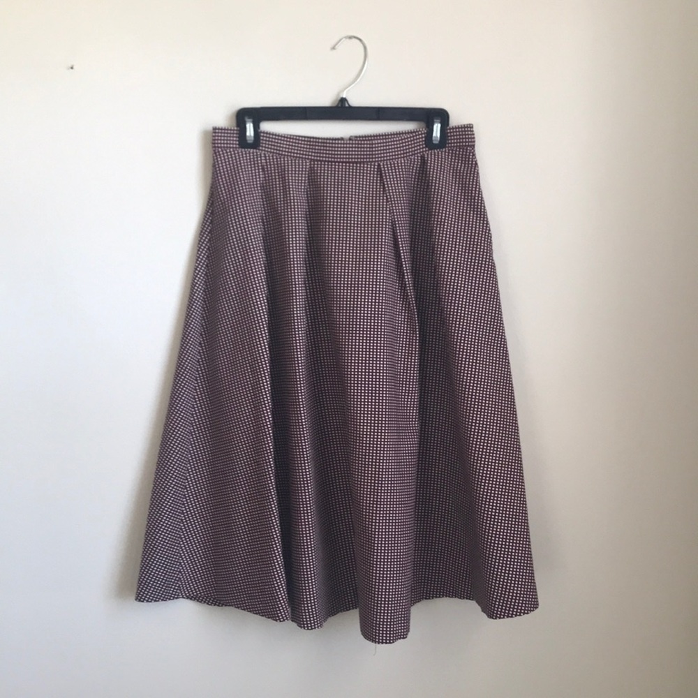 Geometric a line skirt